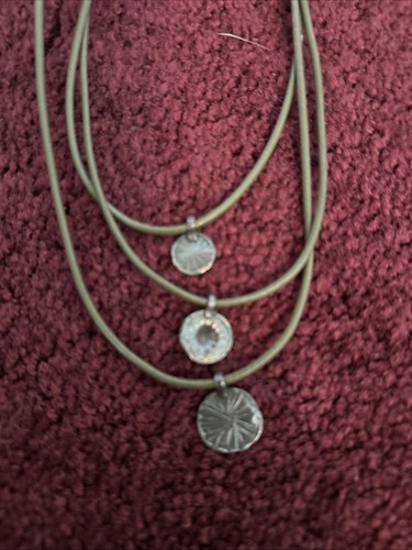 Silpada Silver And Leather Necklace - Picture 2 of 3