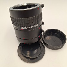 Kenko Extension Tube Set For Pentax P/AF 12mm 20mm 36mm w/Front & Rear Caps