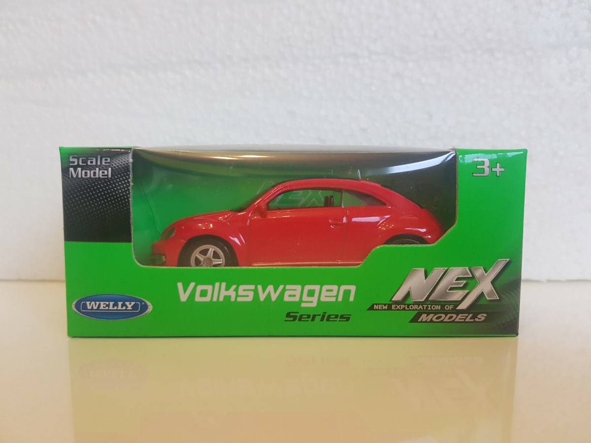 Welly NEX volkswagen the beetle red -1:60 1/60 diecast Scale Model