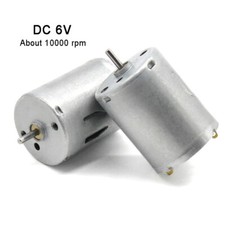 Miniatur Mini 370 Motor Hohes Drehmoment DC 6V 10000rpm Elektromotor Modellbau