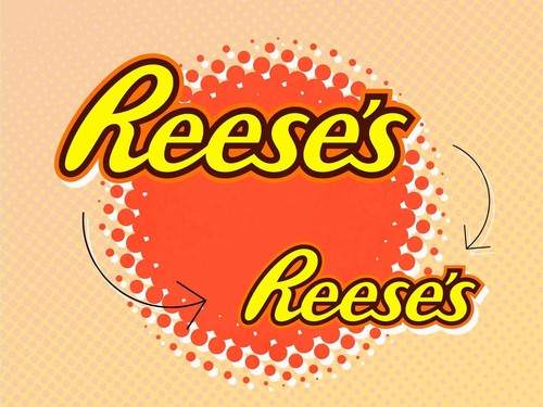Tazas de mantequilla de maní avena a base de plantas de Reese's caramelo envuelto en chocolate - Imagen 3 de 5