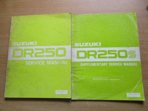 Werkstatthandbuch Workshop Service manual Suzuki DR 250 / S ab 1982