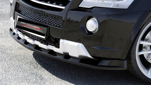 Difusor de alerón delantero negro para Mercedes ML W164 AMG año 08-11 - Imagen 2 de 3