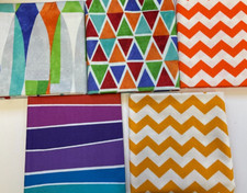 FAT QUARTER BUNDLE OF 5-100 COTTON - FQ648
