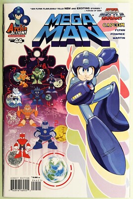 MEGA MAN COMIC BOOK #44 Variant February 2015 Legend Blue Blur Pt 4 Bagged NEW