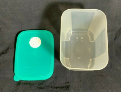 NEW Tupperware 4164C-4 Sheer/Green Refrigerator/Freezer Mate Date Dial 4 Cup