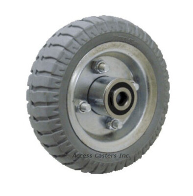 6ANF62-GRY 6'' x 2'' Grey Non-Marking No Flat Pneumatic Wheel, 250 lbs Capacity