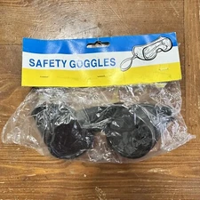 Safety Goggles Black Welding Shade #5 Lens 