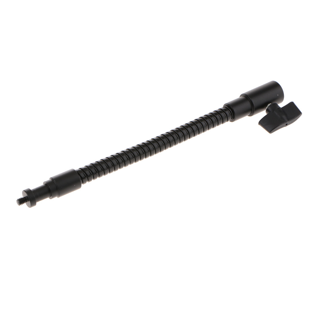 BARREL FLEXIBLE ARM LIGHT STAND BLACK