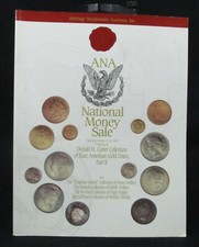 Vintage COIN AUCTION CATALOG The Donald Carter Collection Part II ANA Show 1998