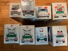 HESS trucks never opened 1991, 1992, 1993,1994, 1995x2, 1996, 1999