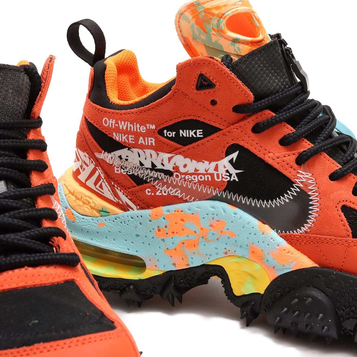 Off-White × NIKE Air Zoom 5 DQ1615-800 DQ1615-800 Off-White Nike Air Terra Forma Mantra Orange