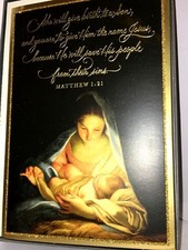 HALLMARK Boxed Set 16 CHRISTMAS CARDS Religious CELEBRATION OF THE SAVIOR Jesus