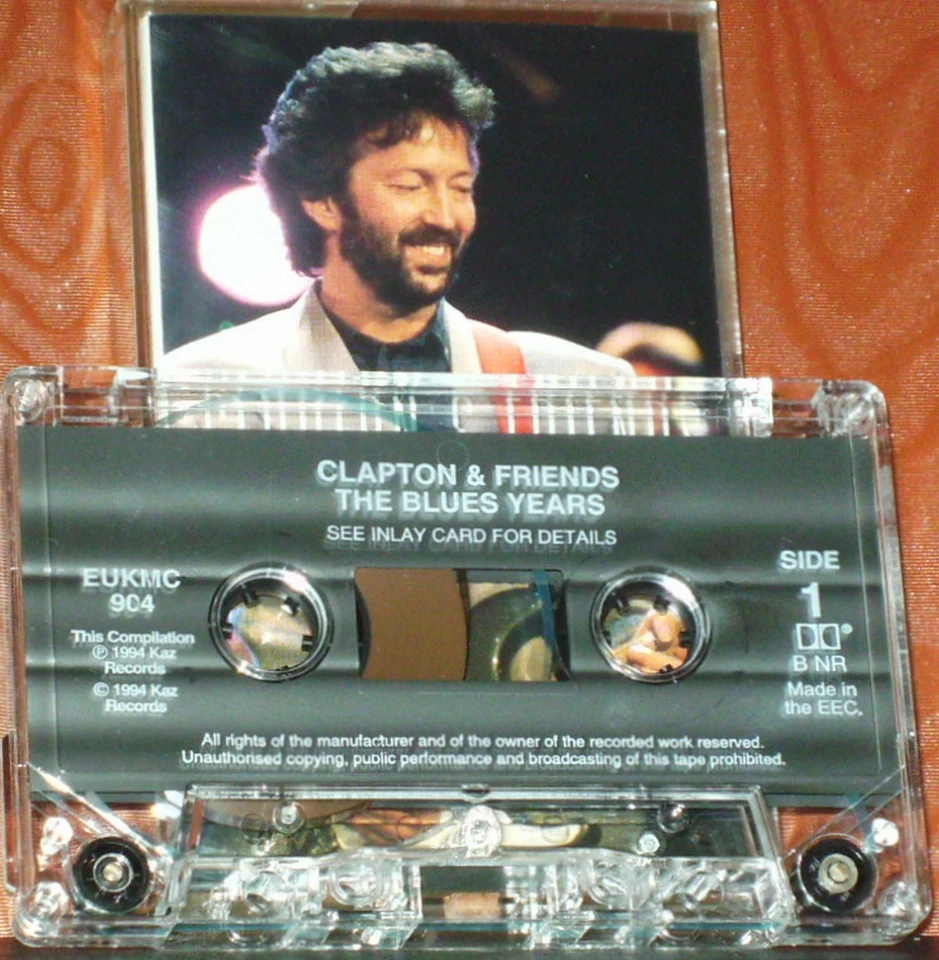 ERIC CLAPTON & FRIENDS BLUES YEARS CASSETTE ALBUM JIMMY PAGE JEFF BECK MAYALL - Image 2 of 4
