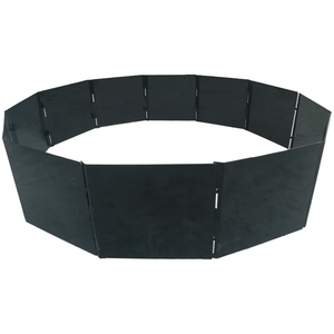 Portable Fire Pit Ring Insert 48 Diameter Steel 12 Panels