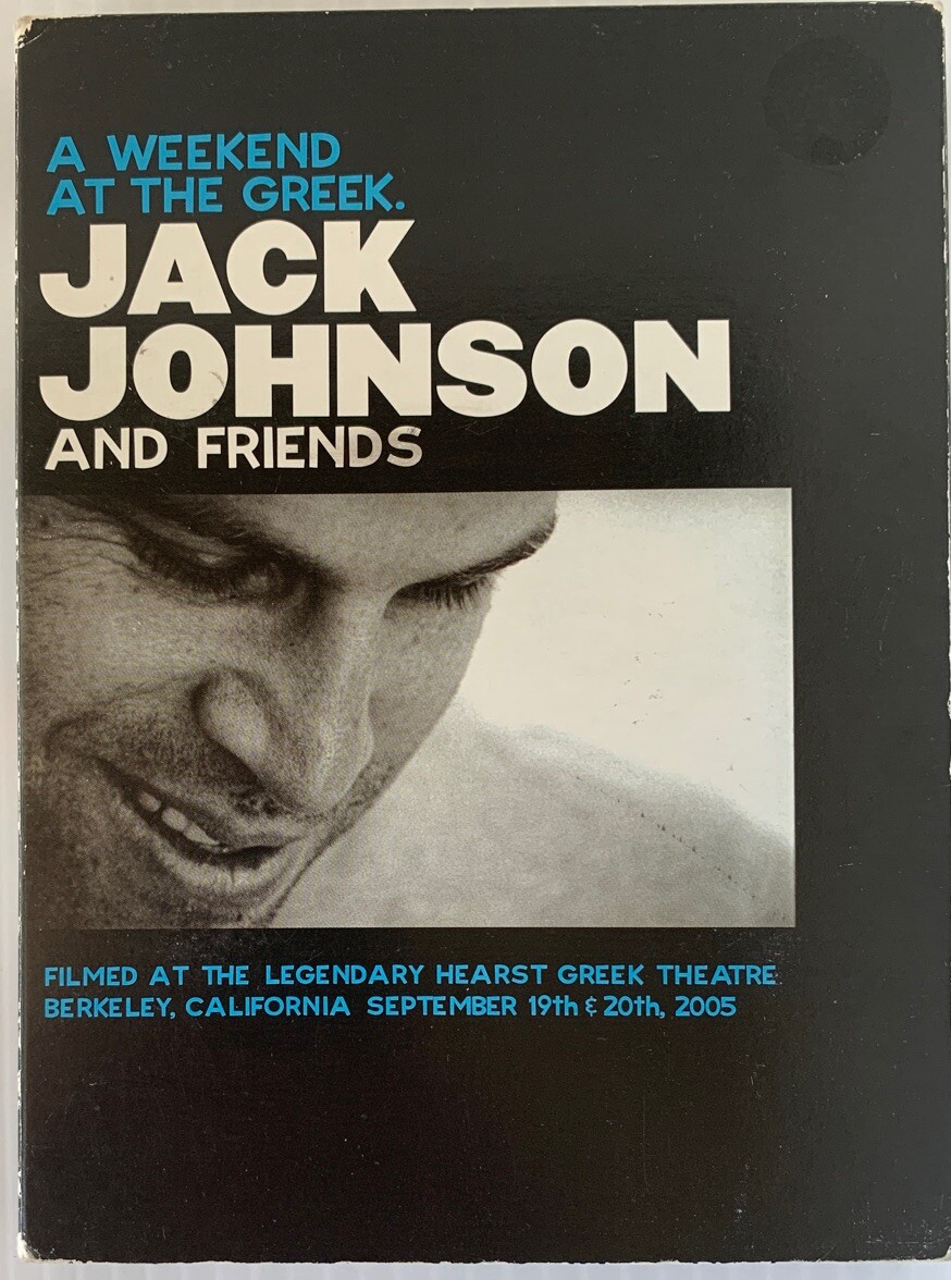 Jack Johnson A Weekend At The Greek & Live In Japan DVD