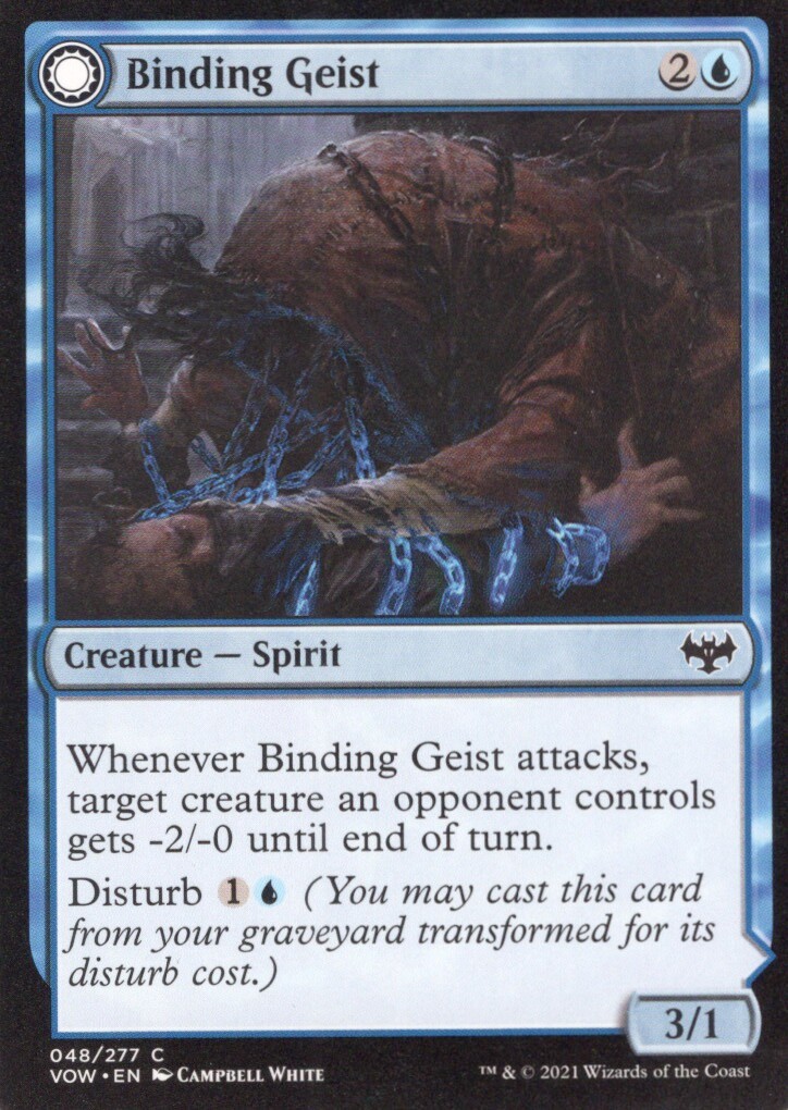 BINDING GEIST 048/277 INNISTRAD CRIMSON VOW MTG MAGIC NM (yourdeckbuilder)