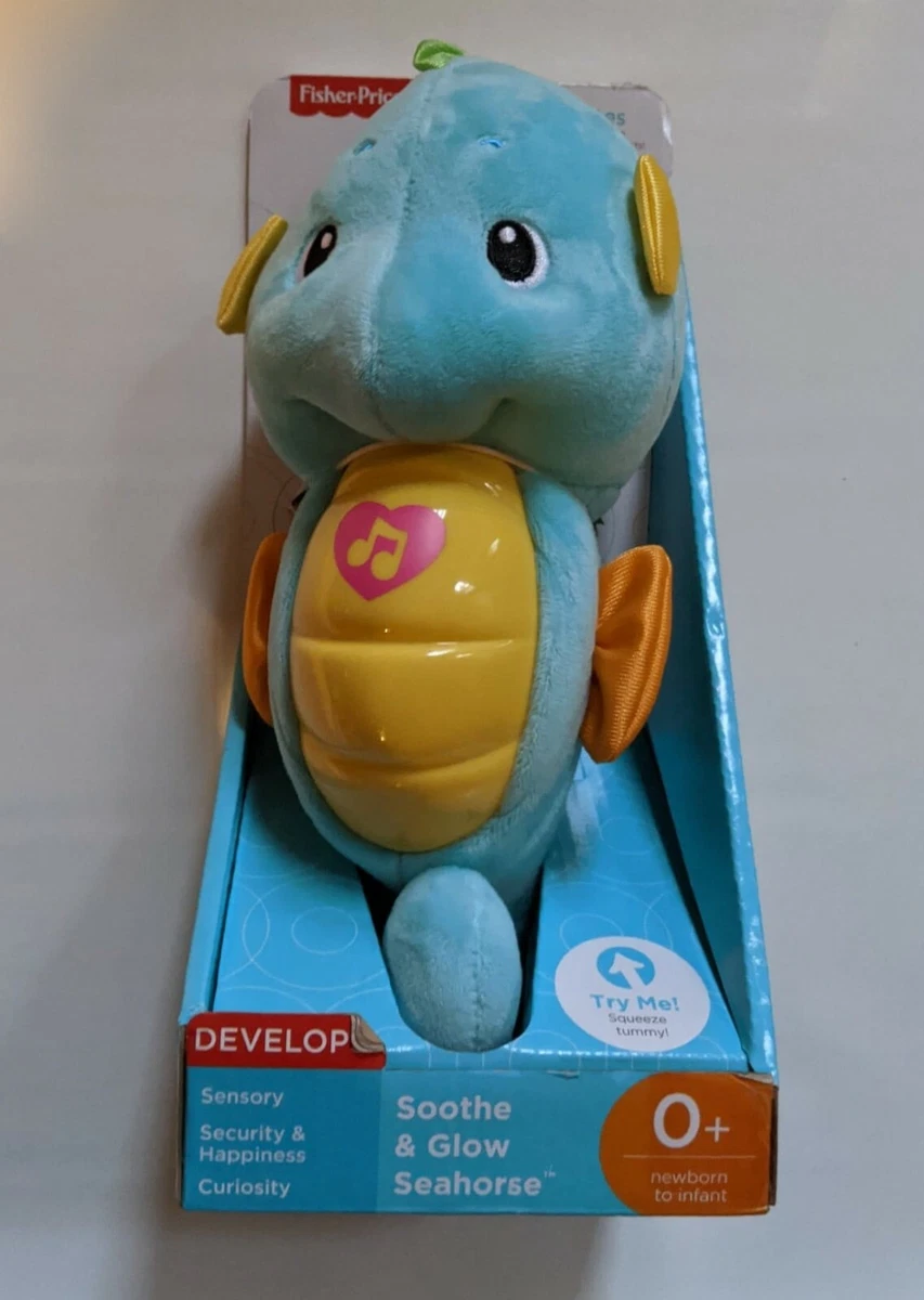 Fisher Price Soothe and Glow Seahorse Newborn to Infant Blue eBay