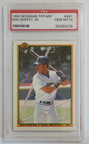 1990 BOWMAN TIFFANY KEN GRIFFEY JR. CARD #481 PSA 10 GEM MINT | eBay
