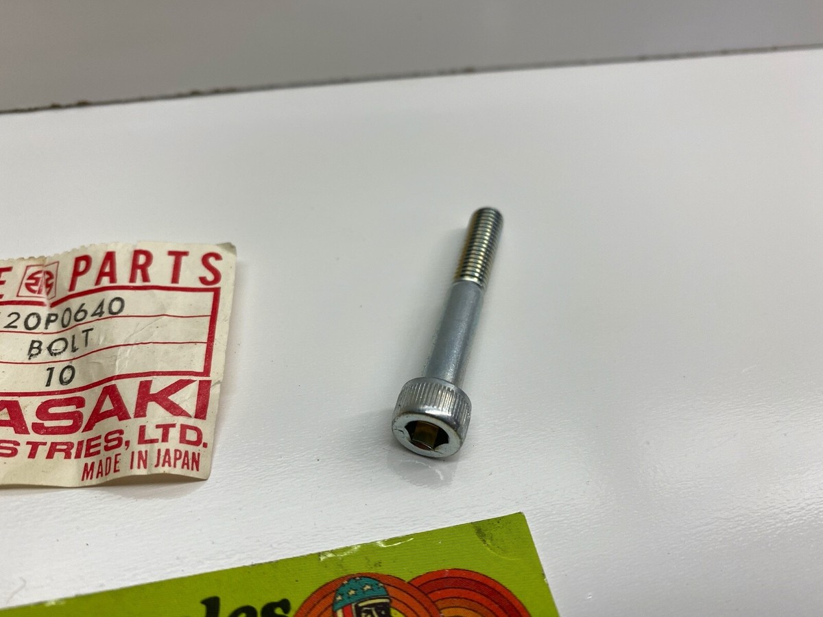 NOS Kawasaki 120P0640 Socket Bolt 6x40 KZ KZ1300 KZ1100 KZ1000