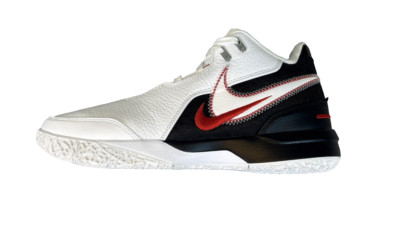Nike Shoes Men SZ 8.5 Zoom LeBron NXXT Gen AMPD First Game White Red FJ1566-100