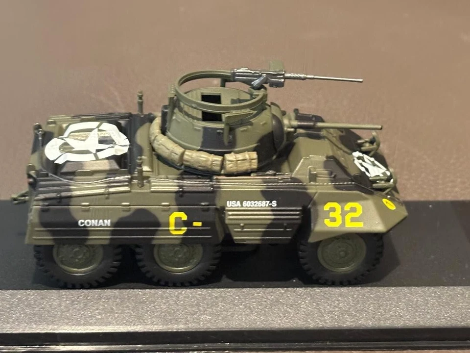 1/43  M8 WWII  US  Armored Car 2nd AD France 1944 - Image 2 of 4