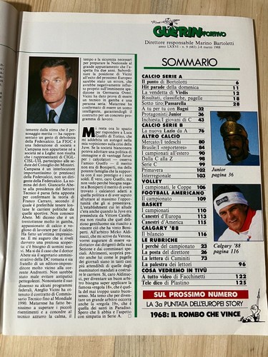 Rivista Guerin Sportivo 1988 Nr. 9 - Picture 2 of 2