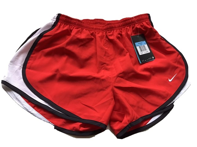 nike womens shorts red