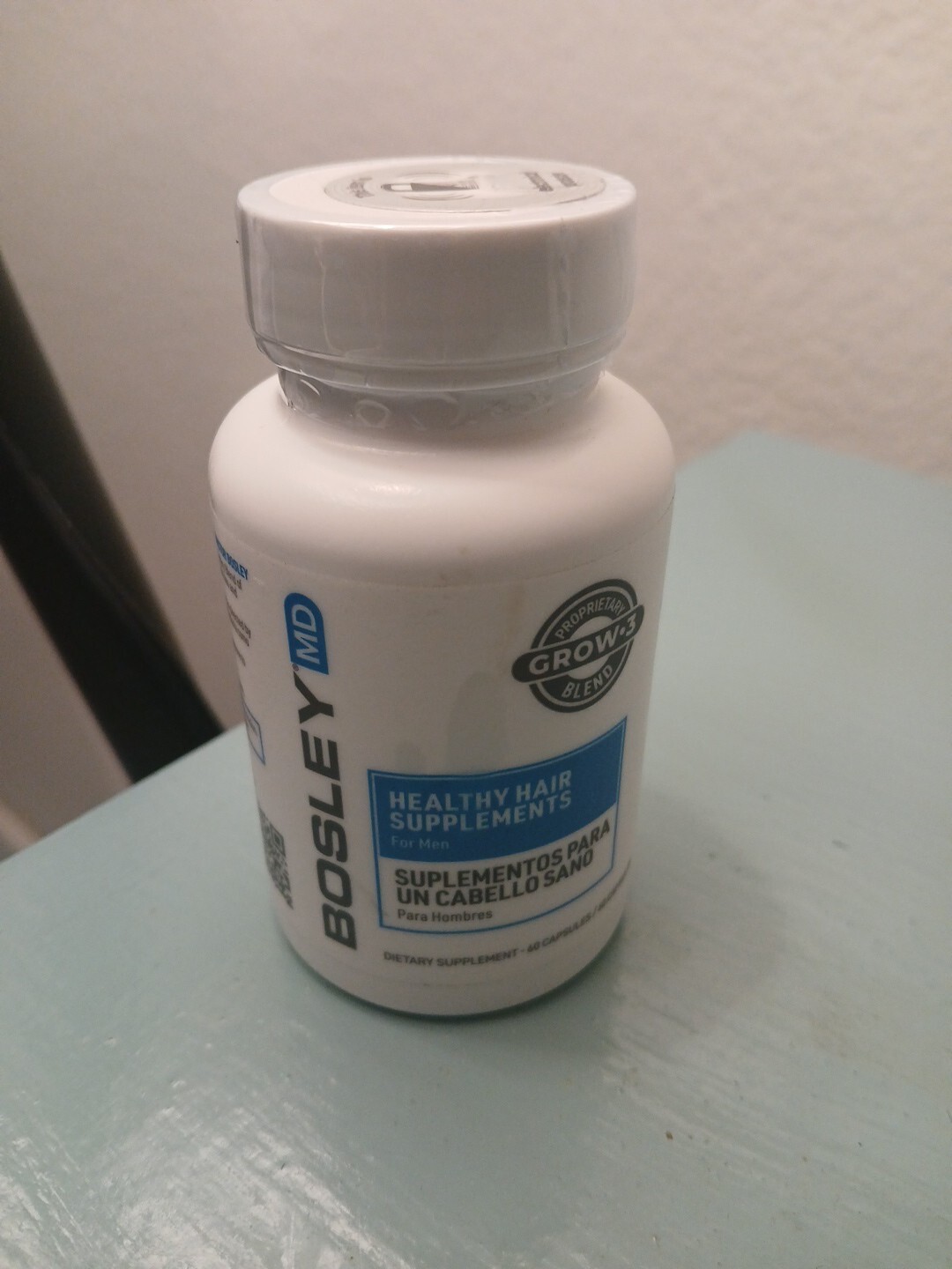 NEW Bosley MD Healthy Hair Growth Supplements DHT Blocking Supplements Men 60 ct