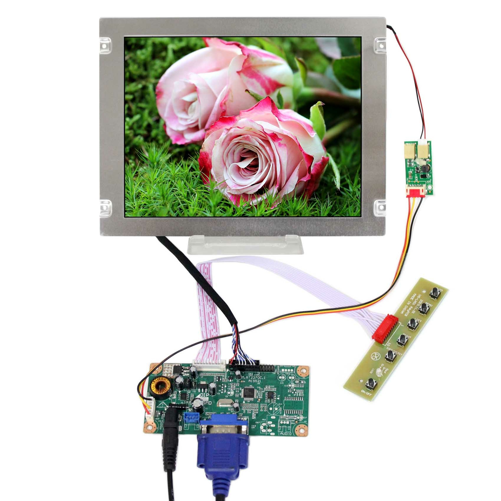 8 in PD080SL3 800X600 400nit Industrial LCD Screen VGA LCD Driver Board