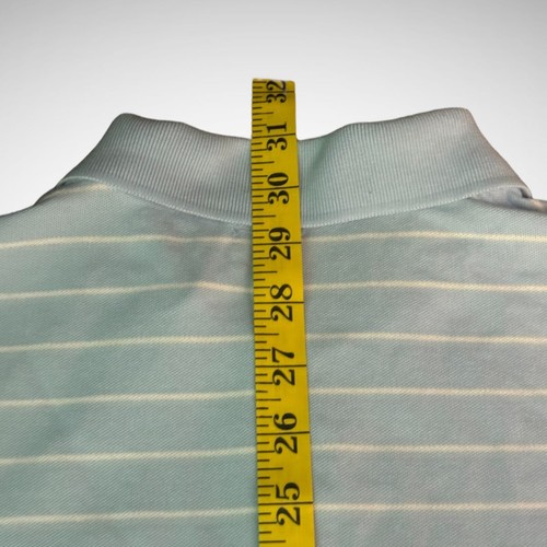 Polo Ralph Lauren camicia uomo XL manica corta polo usata righe blu - Foto 6 di 7