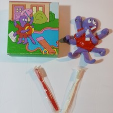 Vintage Avon Outraged Octopus toothbrush holder  2 Toothbrushes. NOS/BOX. Nice 