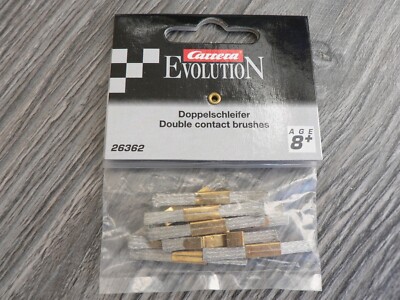 Carrera Evolution 10 Doppelschleifer Schleifer bürsten 26362  NEU