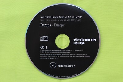 CD NAVIGATION MERCEDES BENZ AUDIO 50 APS ITALIEN SLOWENIEN 2016 CLS E SLK NTG1
