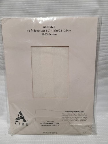 NIP Cindy Ultra Sheer Ivory Thigh High Stockings. One Size NEW - Picture 4 of 4