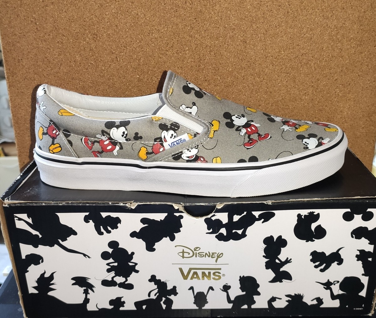 Vans Mickey Mouse Disney Classic Slip On Size 11 Men Vans Off The Wall Unisex X Disney Mickey | Mercari main image 2