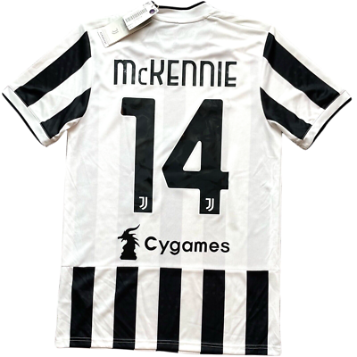 2021/22 Juventus Home Jersey #14 McKennie Small Adidas Soccer