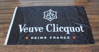 Black Veuve Clicquot Flag Advertising Banner Wine Champagne Store Dealer Bar Black Veuve Clicquot Flag Advertising Banner Wine Champagne Store Dealer Bar