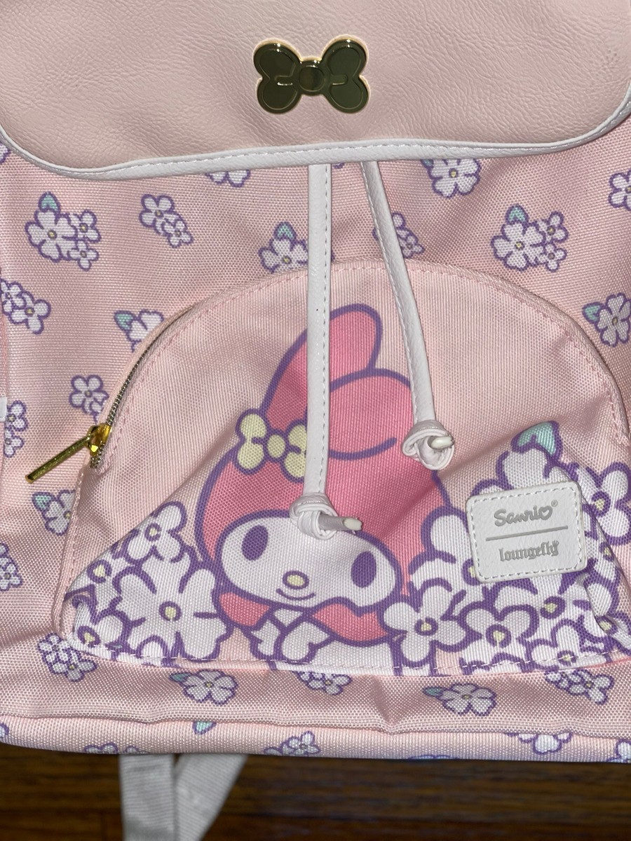Loungefly My‎ Melody Pastel Floral Slouch Backpack Loungefly My Melody Pastel Floral Slouch Backpack | Hot Topic main image 2