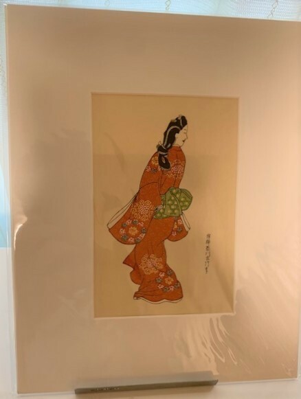 Moronobu HISHIKAWA Looking Back Beauty | eBay