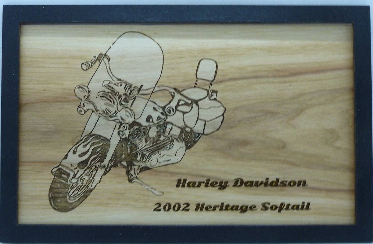 Harley Davidson 2002 Heritage Softail Wall Plaque,Home Decor,Car 