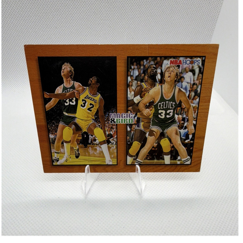SkyBox 1994-95 NBA Hoops Magic & Bird MB1 Magic Johnson/Bird Lakers/Celtics NBA