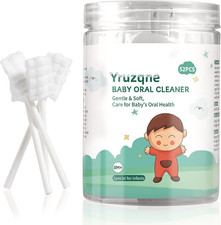 52Pcs Baby Tongue Cleaner, Disposable Baby Toothbrush Oral Cleaner, Infant Gum a