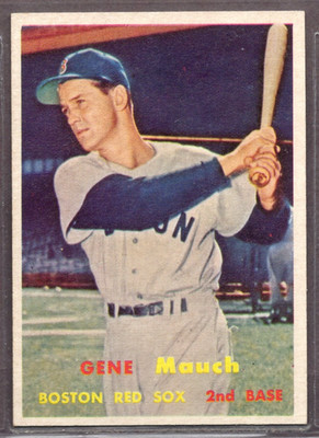 1957 Topps Set-Break #342 Gene Mauch NR-MINT *JAYSACE*