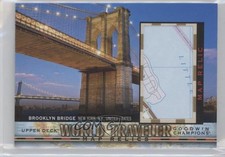 2018 Upper Deck Goodwin Champions World Traveler Map Relics Brooklyn Bridge 9qe