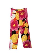 Tom Ford For Gucci SS 1999 Pink Orange And Yellow Floral Trousers Very Groovy