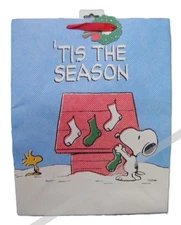 Plus Mark Peanuts Tis the Season Paper Gift Bag (Large) New (2/4829)