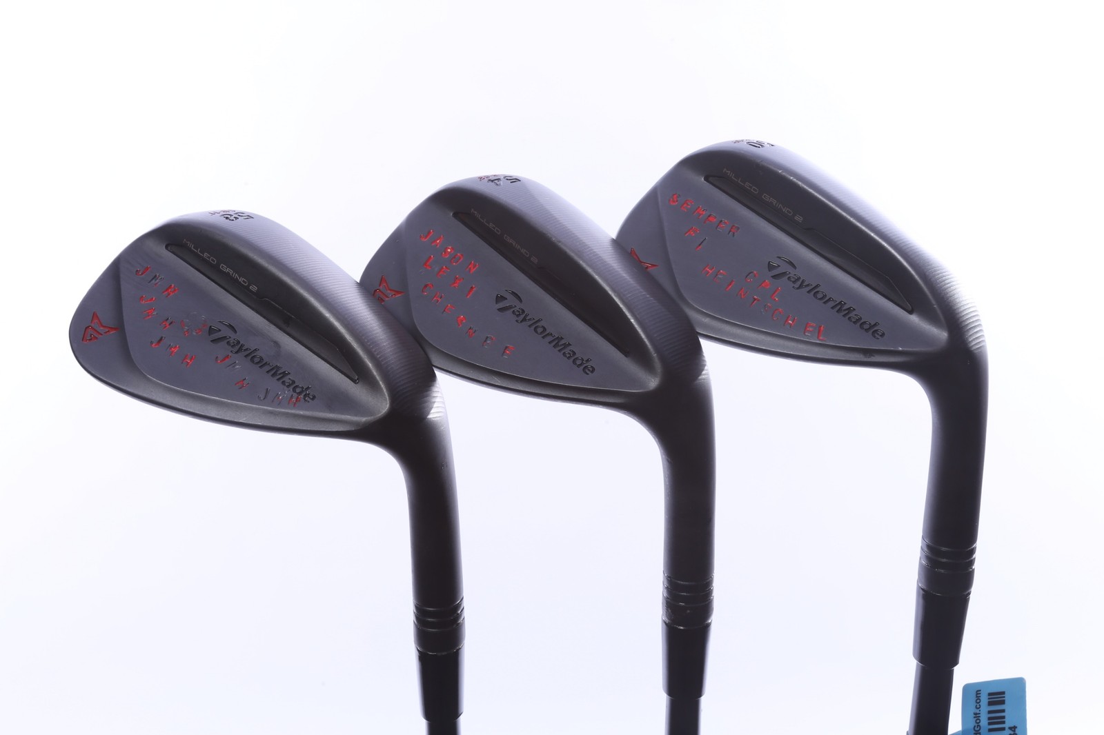 TaylorMade Milled Grind 2 Black 50*, 54*, 58* Wedge Set RH E