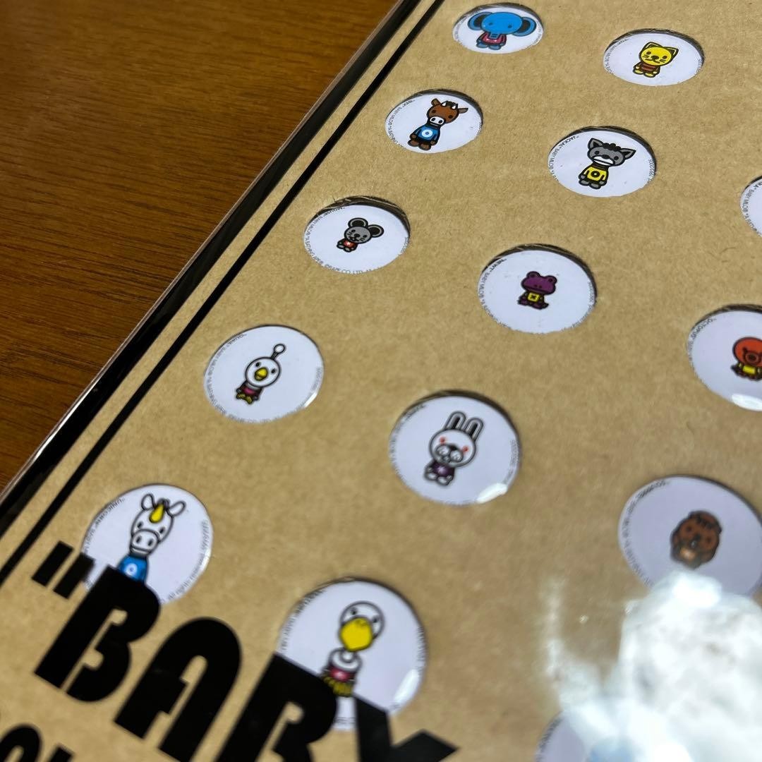 A Bathing Ape Baby Milo Animal Can Badge A to Z 2005 A/W