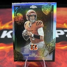 2025 Topps Chrome Joe Burrow Fortune 15 REFRACTOR #F15-5 Bengals